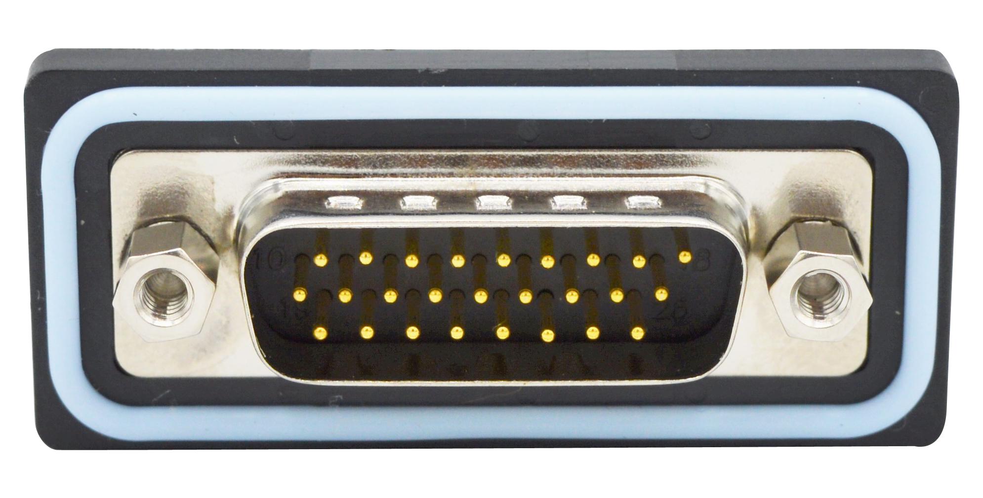 HDF-S26-103L012 HD-D SUB CONN, PLUG, DA, 26POS NORCOMP