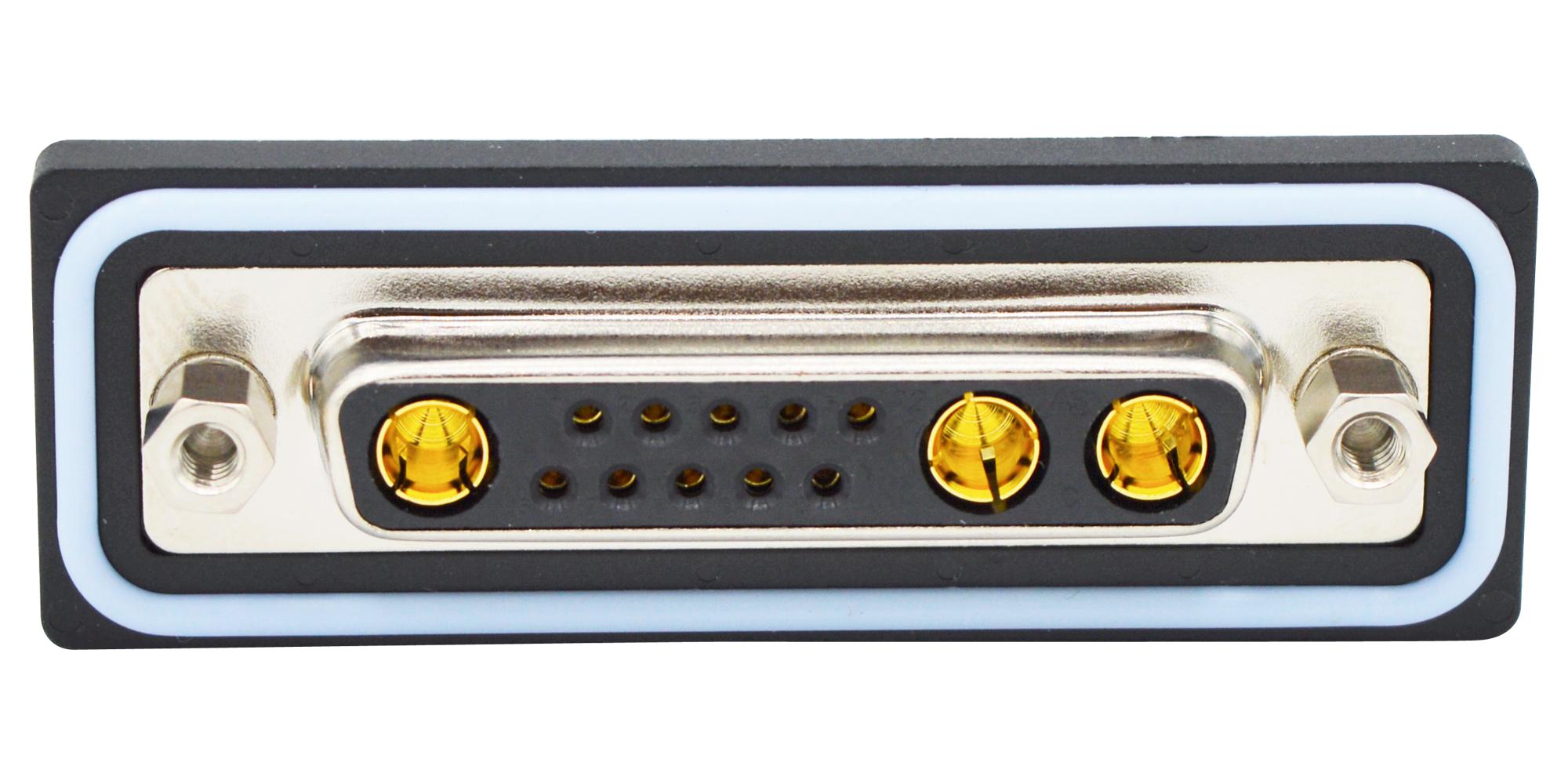 CDFR13W3213L262 COMBO D-SUB CONN, R/A RCPT, DB-13W3 NORCOMP