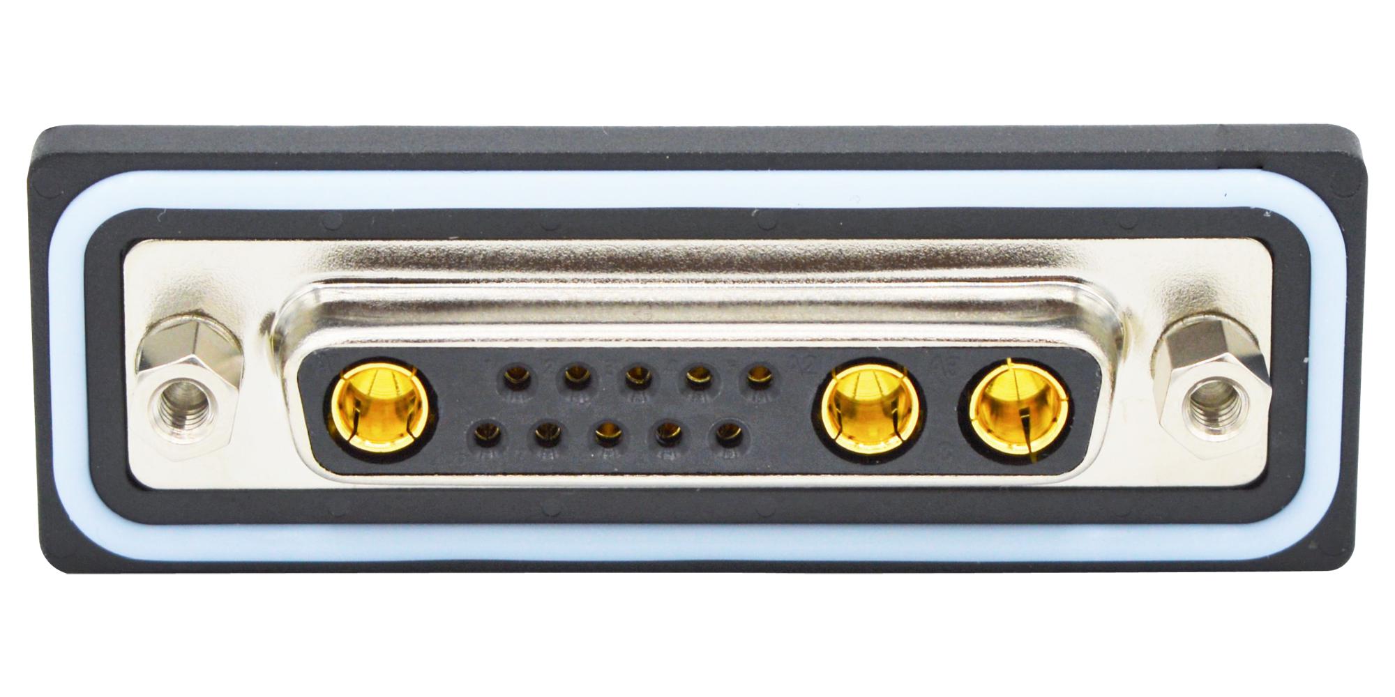 CDFR13W3213L462 COMBO D-SUB CONN, R/A RCPT, DB-13W3 NORCOMP