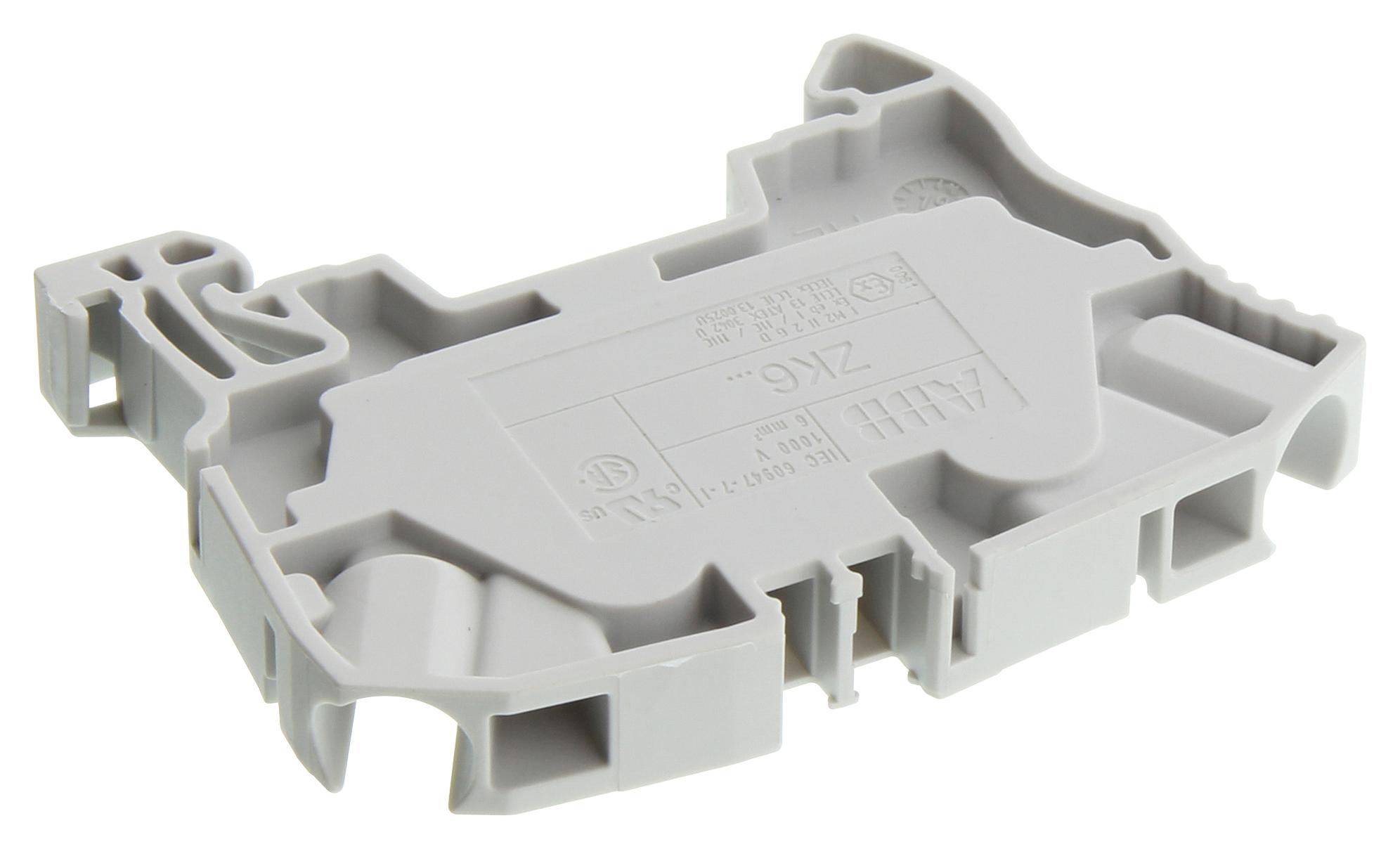 1SNK708010R0000 TERMINAL BLOCK, DINRAIL, 2POS, 8AWG ENTRELEC - TE CONNECTIVITY