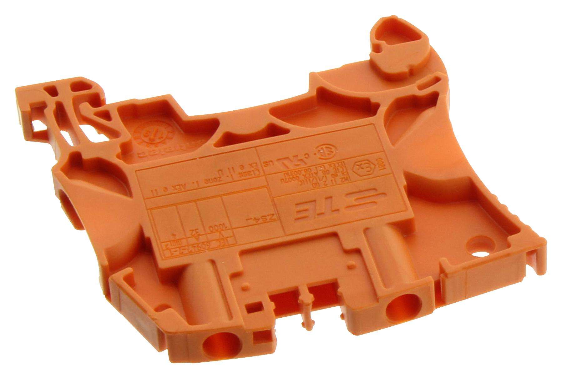 1SNK505030R0000 TERMINAL BLOCK, DINRAIL, 2POS, 12AWG ENTRELEC - TE CONNECTIVITY