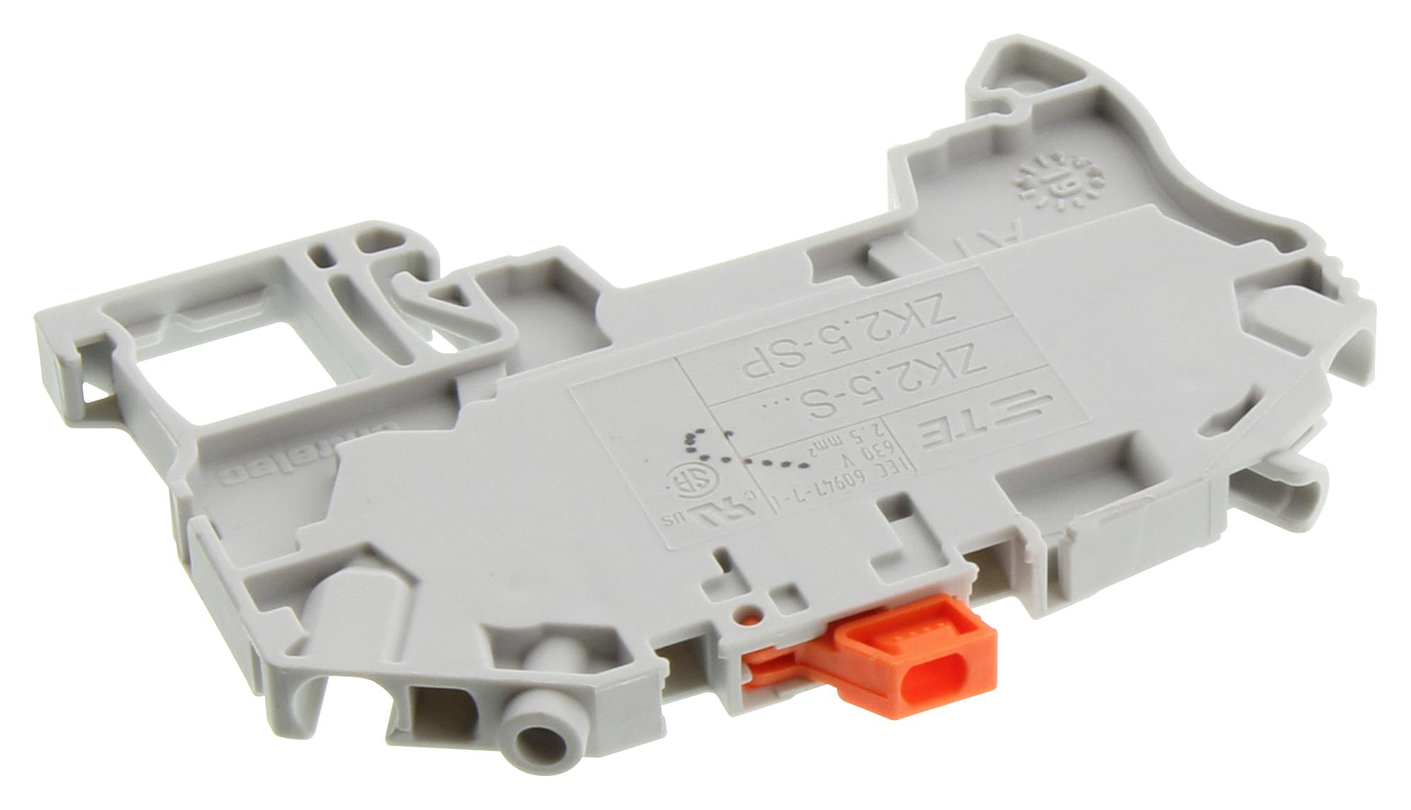 1SNK705311R0000 TERMINAL BLOCK, DINRAIL, 2POS, 12AWG ENTRELEC - TE CONNECTIVITY