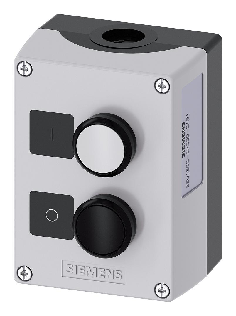 3SU1802-0AC00-2AB1 SW CONTROL STATION, SPST-NO/NC, 2 POS SIEMENS