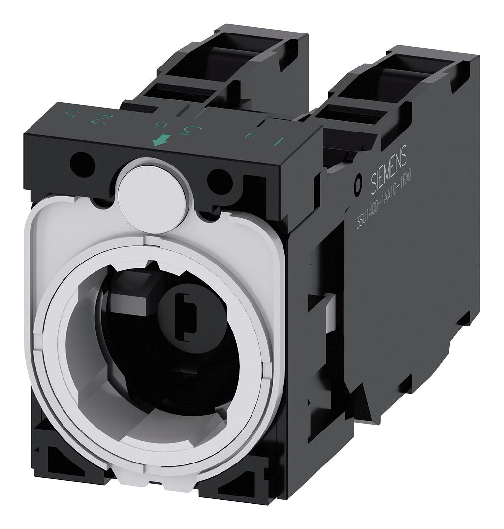 3SU1501-1AG60-1LA0 HOLDER, 3-WAY, PB SWITCH/INDICATOR LIGHT SIEMENS