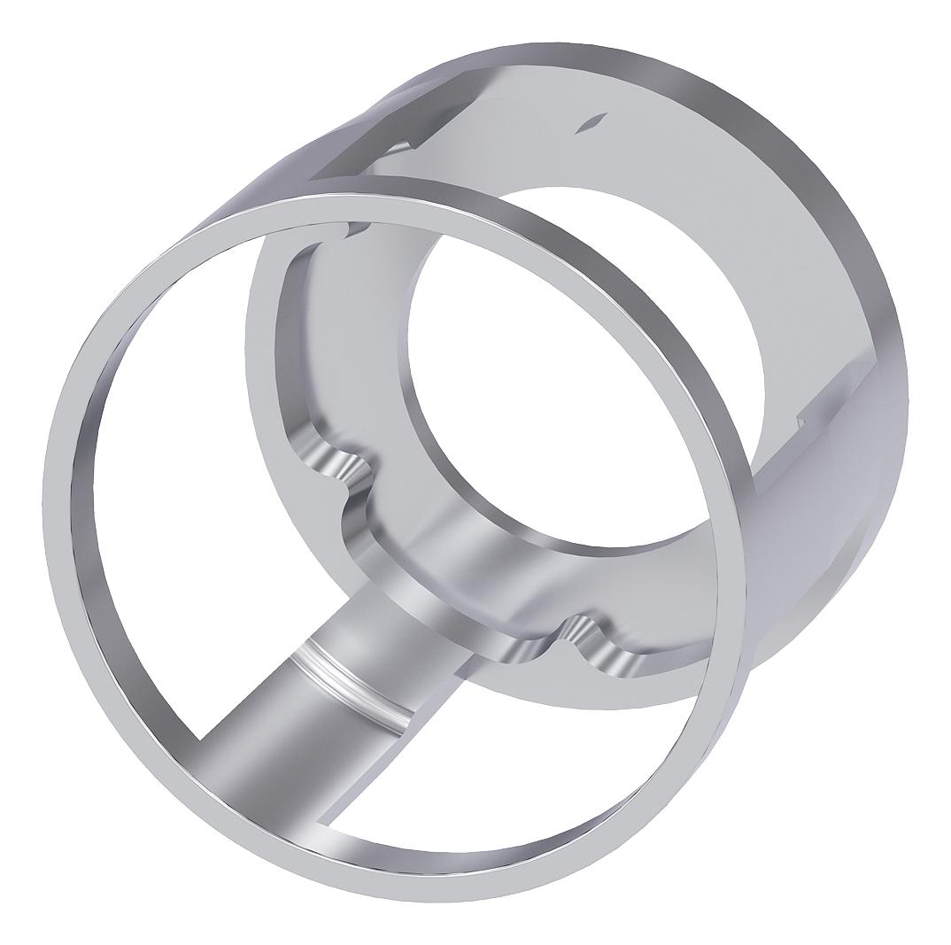 3SU1950-0DL80-0AA0 360 DEG PROTECTIVE COLLAR, PB SW, SILVER SIEMENS