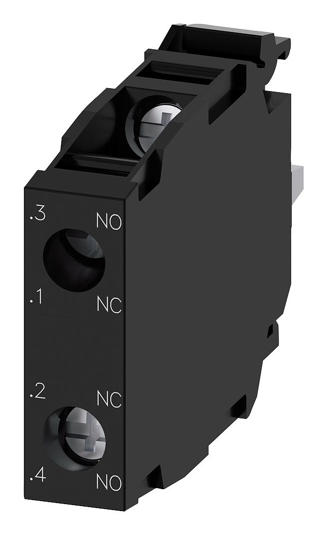 3SU1400-1AA10-1QA0 SW CONTACT BLOCK, 2P, 10A, 110VAC, SCREW SIEMENS