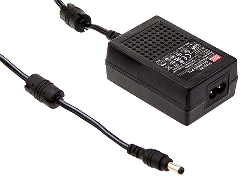 GST36E09-P1J ADAPTER, AC-DC, 9V, 3.11A MEAN WELL