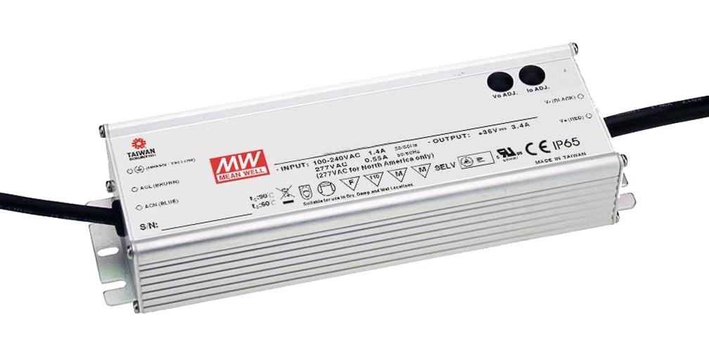 HLG-120H-36 LED DRIVER, CONST CURRENT/VOLT, 122.4W MEAN WELL