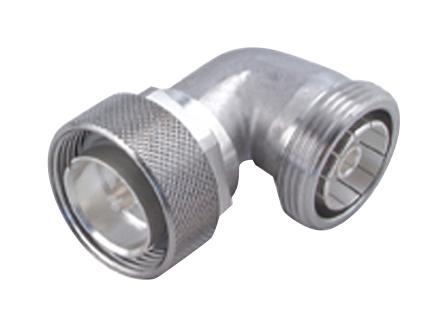 53_716-50-0-1/003_-E RF ADAPTER, R/A, 7/16 PLUG-JACK, 50 OHM HUBER+SUHNER