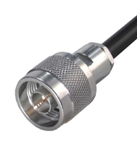 11_N-75-4-3/133_NE RF COAX CONN, N PLUG, 75 OHM, CABLE HUBER+SUHNER