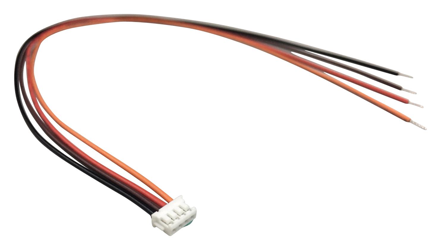 MP004790 CABLE ASSY, 4P WTB RCPT-FREE END, 300MM MULTICOMP PRO