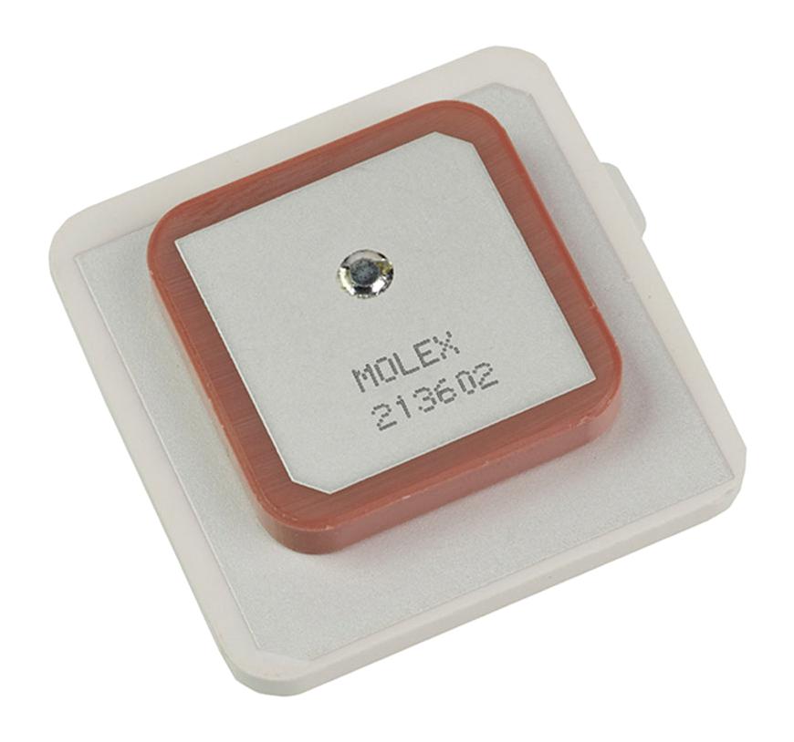 213602-0001 PATCH ANTENNA, 1.57644GHZ, 5.3DBI MOLEX