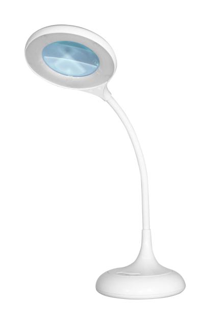 N4237 CHAMELEON DESK MAGNIFIER, 3X, 520MM, UK NATIVE LIGHTING