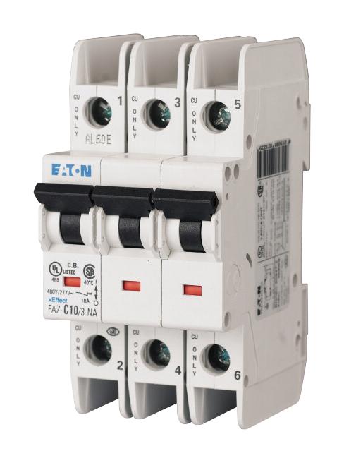 FAZ-C32/3-NA THERMAL MAG CKT BREAKER, 3P, 32A, 240V EATON MOELLER