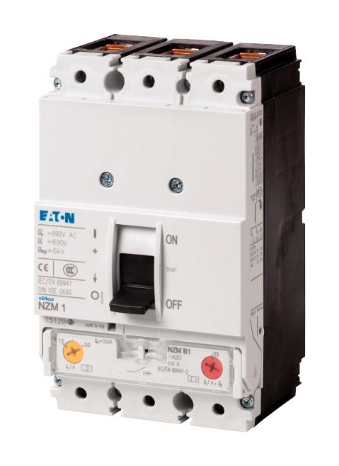 NZMN1-A32 MCCB, 32A, 3P, 50KA, THERM/MAG EATON MOELLER