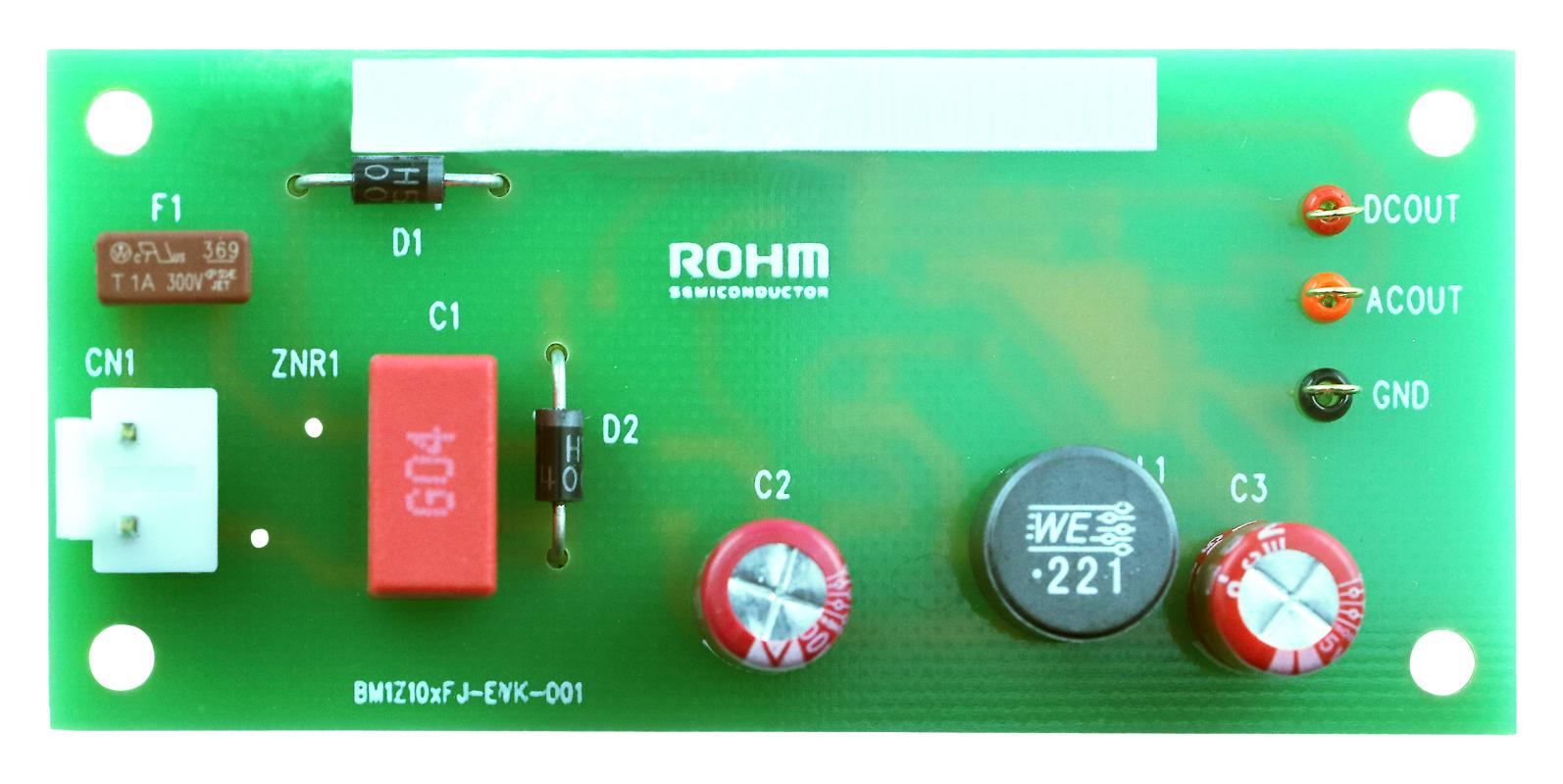 BM1Z102FJ-EVK-001 EVAL BOARD, AC VOLT ZERO CROSS DETECTION ROHM