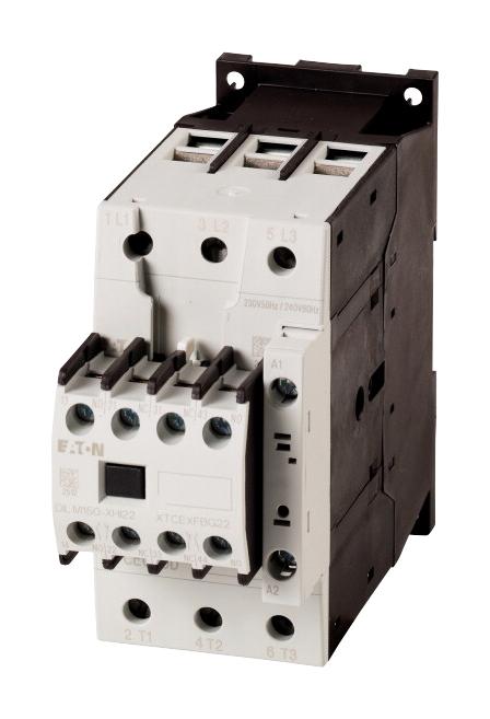 DILM50-22(RDC24) CONTACTOR, 3-P+2N/O 2N/C, 22KW EATON MOELLER