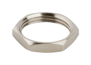 031-5652 HEX NUT, BNC RCPT, BRASS AMPHENOL RF