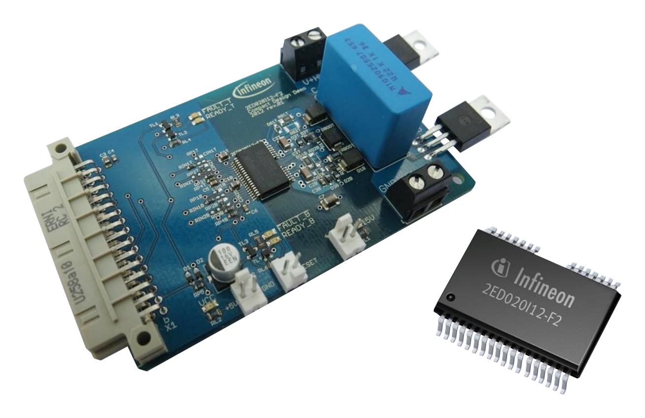 EVAL2ED020I12F2TOBO1 EVAL BOARD, IGBT GATE DRIVER INFINEON