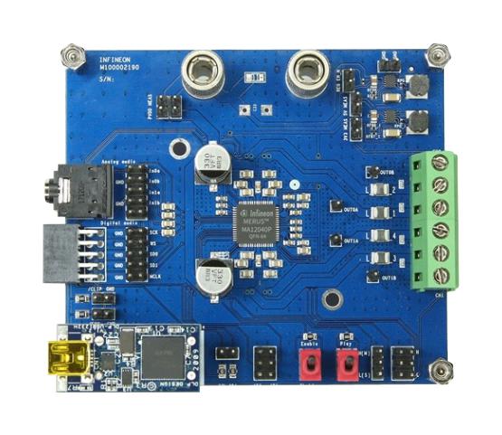 EVALAUDIOMA12040PTOBO1 EVAL BOARD, AUDIO POWER AMP - CLASS D INFINEON