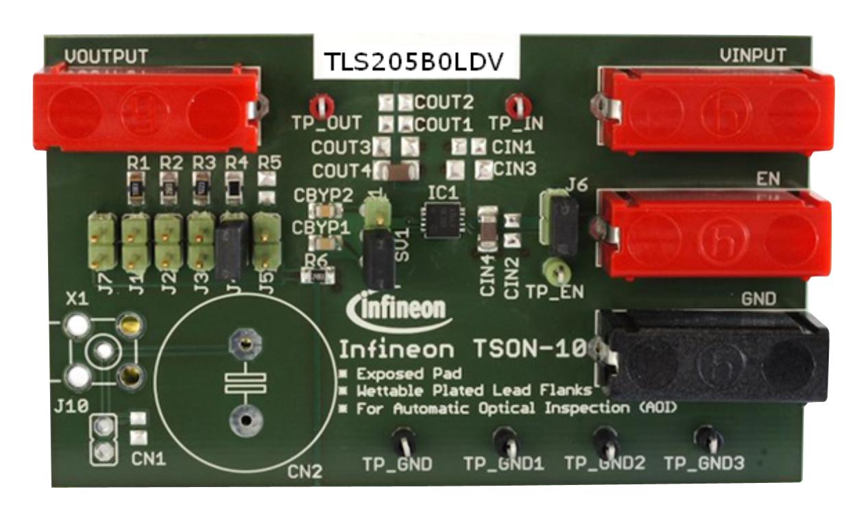 TLS205B0LDVBOARDTOBO1 DEMO BOARD, LOW DROPOUT LINEAR REGULATOR INFINEON