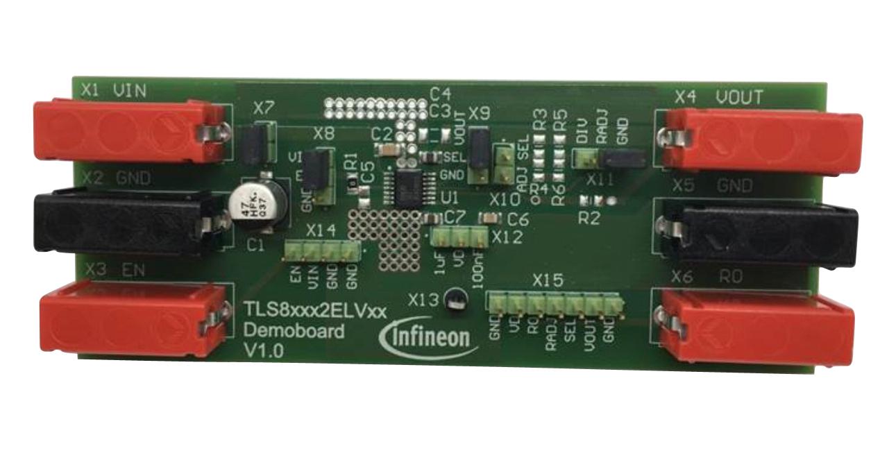 TLS820B2ELVSEBOARDTOBO1 DEMO BOARD, LOW DROPOUT LINEAR REGULATOR INFINEON