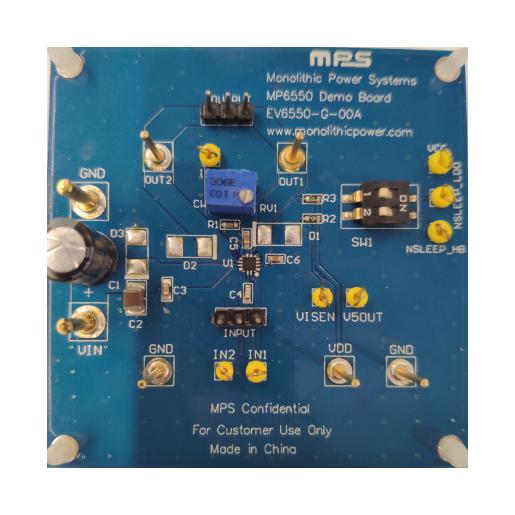 EV6550-G-00A EVAL BOARD, H-BRIDGE MOTOR DRIVER MONOLITHIC POWER SYSTEMS (MPS)