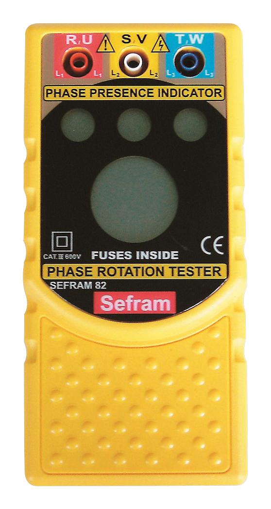 SEFRAM82 PHASE ROTATION TESTER, 40V TO 700V, 160G SEFRAM