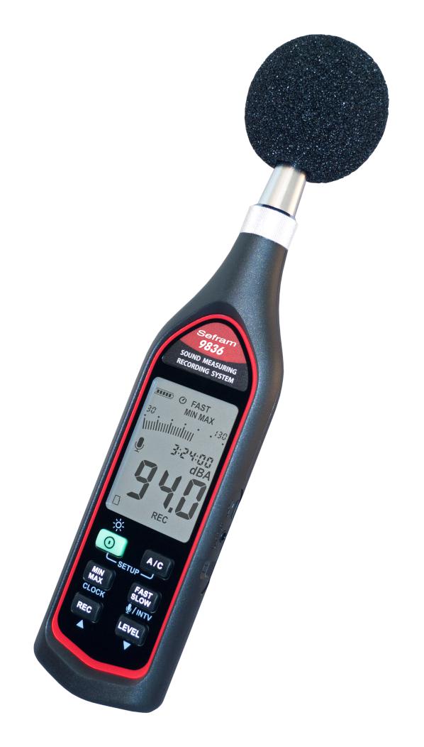 SEFRAM9836 SOUND LEVEL METER/DATA LOGGING, 30-130DB SEFRAM