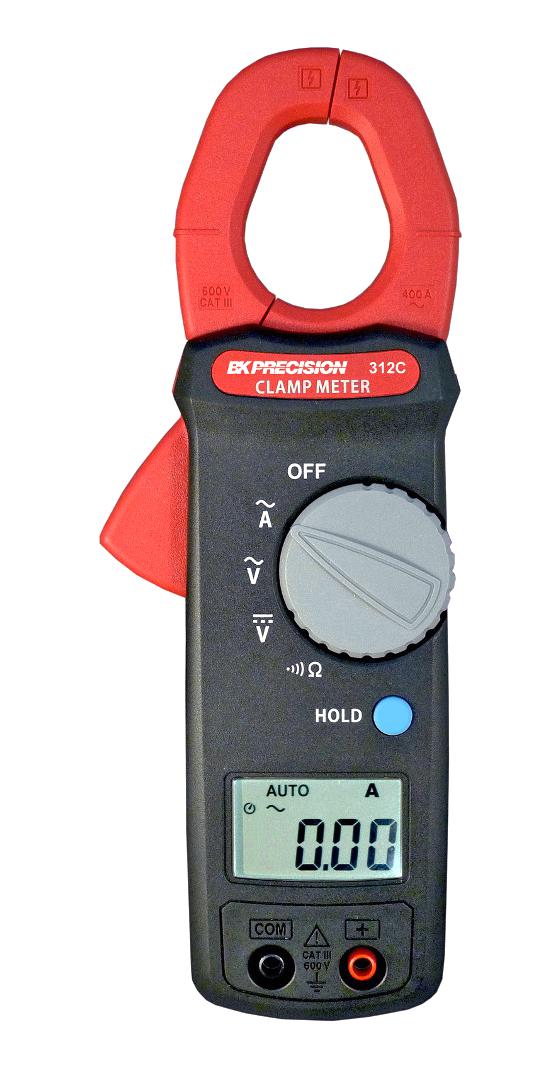 BK312C CURRENT CLAMP METER, 400A, 600V, 25MM B&K PRECISION