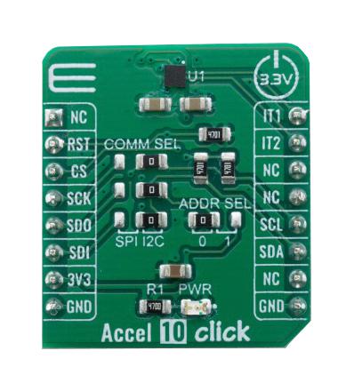 MIKROE-4112 ACCEL 10 CLICK BOARD MIKROELEKTRONIKA