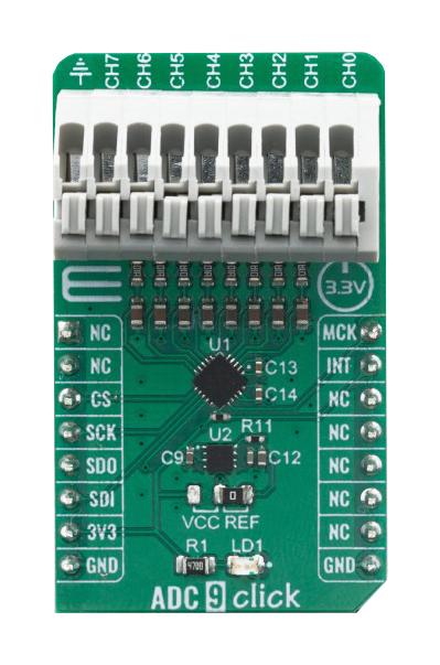 MIKROE-4105 ADC 9 CLICK BOARD MIKROELEKTRONIKA