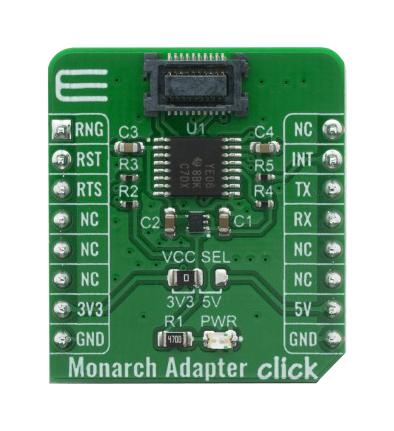 MIKROE-4057 MONARCH ADAPTER CLICK BOARD MIKROELEKTRONIKA