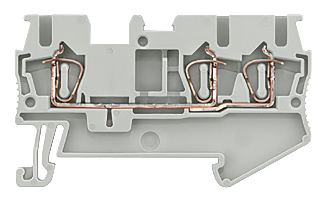 8WH2003-0AF00 DINRAIL TERMINAL BLOCK, 3WAY, 12AWG, GRY SIEMENS