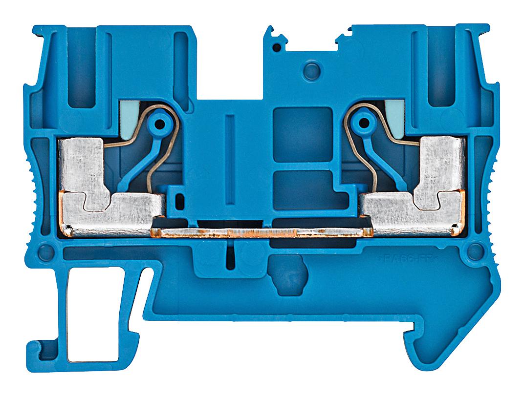 8WH6000-0AH01 DINRAIL TERMINAL BLOCK, 2WAY, 8AWG, BLU SIEMENS