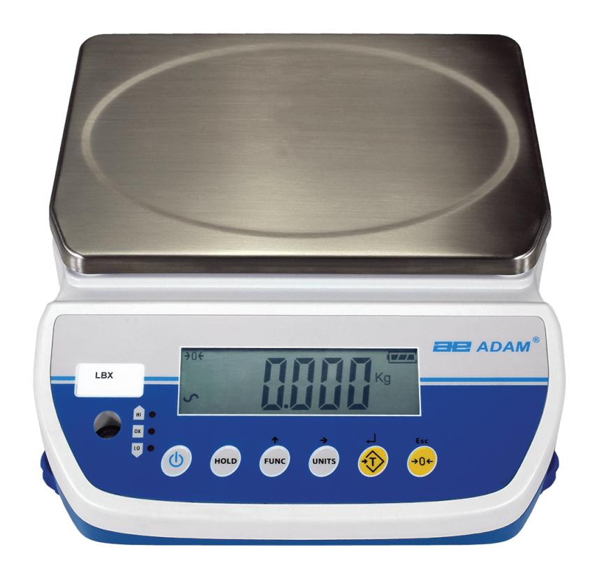LBX 6 WEIGHING SCALE, BENCH, 6KG ADAM EQUIPMENT