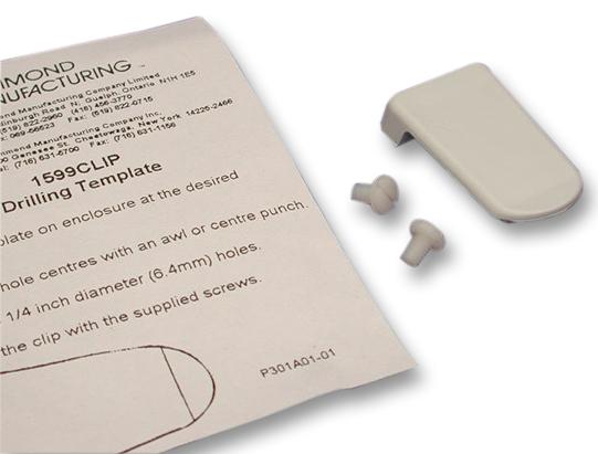 1599CLIPGY CLIP, BELT/POCKET, GREY HAMMOND