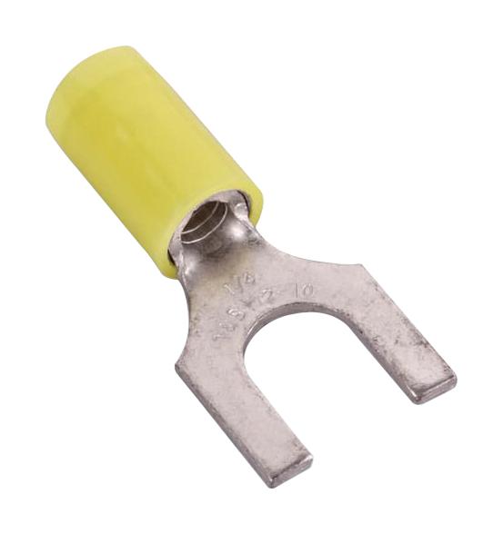 7TAI029810R0019 CRIMP TERMINAL, FORK, #10, 10AWG, YEL ABB