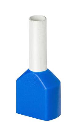 7TAI029780R0017 TERMINAL, TWIN WIRE FERRULE, 14AWG, BLU ABB