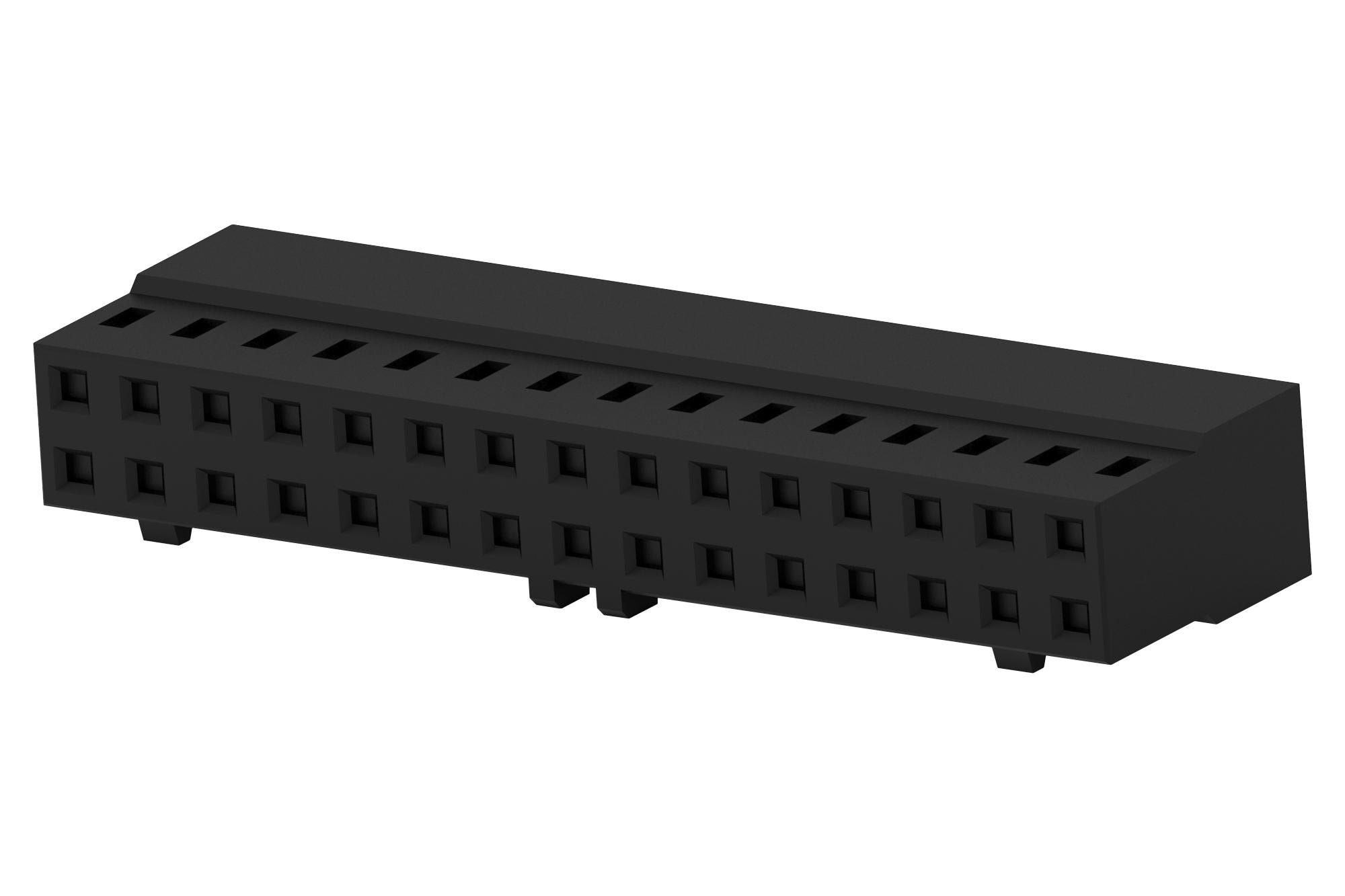 3-2316109-0 CONN HOUSING, RCPT, 30POS, 2ROW, 2MM TE CONNECTIVITY