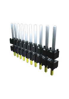 DW-16-10-L-S-492 STACKING CONN, HDR, 16POS, 1ROW, 2.54MM SAMTEC