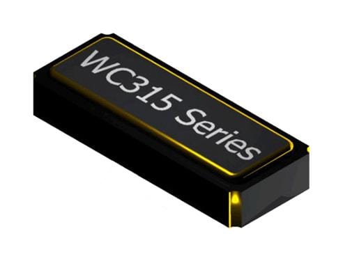 WC315-32.768KHZ-T CRYSTAL, 32.768KHZ, 12.5PF, 3.3 X 1.6MM MMD