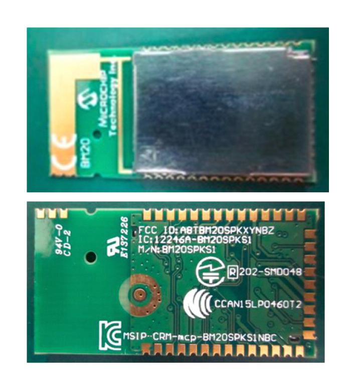 BM20SPKA1NBC-0001AA BLUETOOTH MODULE, CLASS 2, BLE 5.0+EDR MICROCHIP