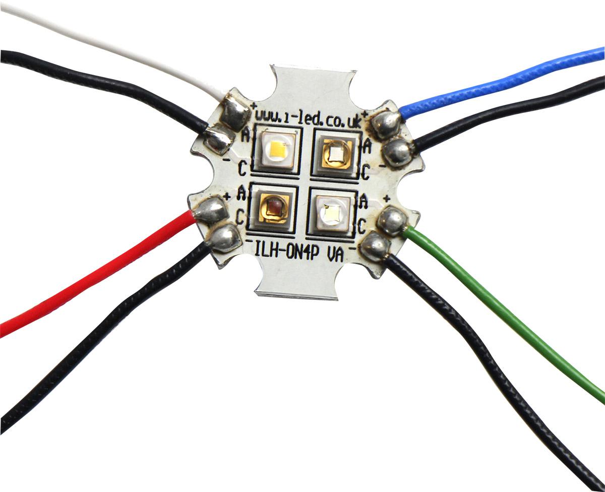 ILH-ON04-RGBW-PC211-WIR200. LED MODULE, RGBW, 63/95/39/125LM, STAR INTELLIGENT LED SOLUTIONS