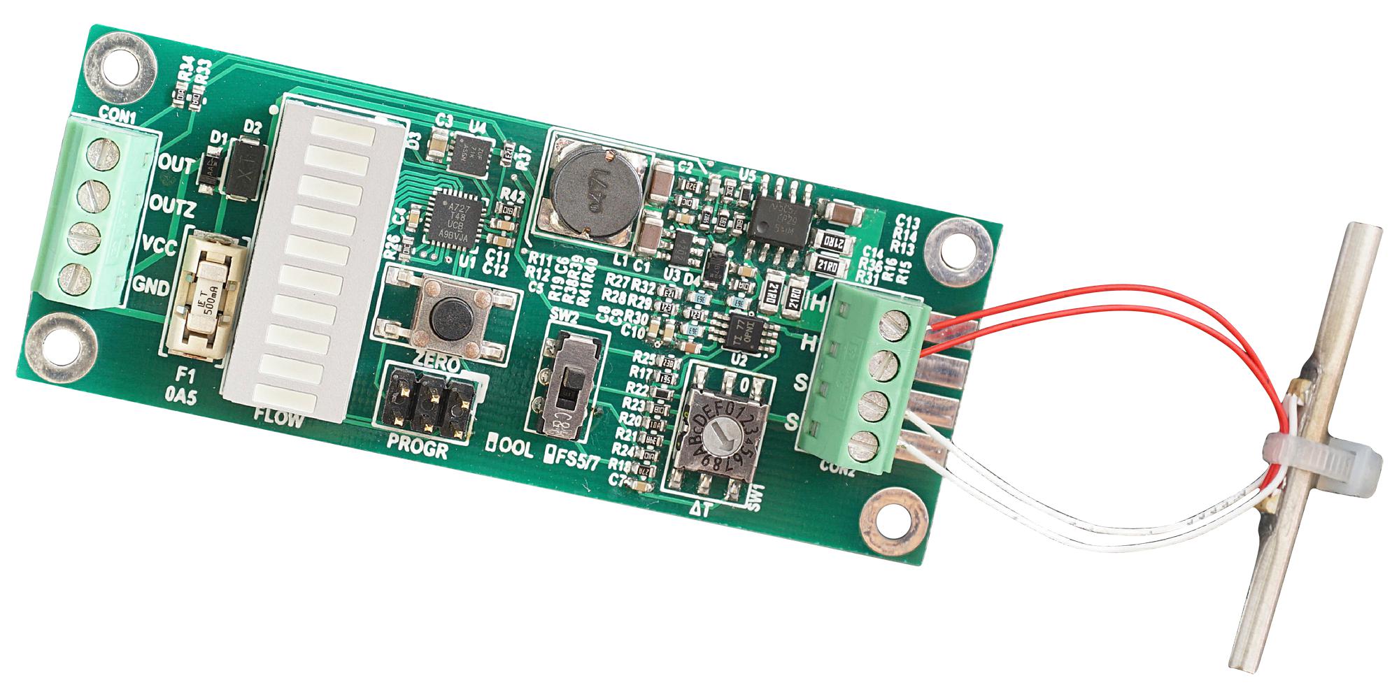 BOARD WITH 6 MM OUT OF LIQUID SENSOR DEMO BOARD, LIQUID SENSOR IST INNOVATIVE SENSOR TECHNOLOGY