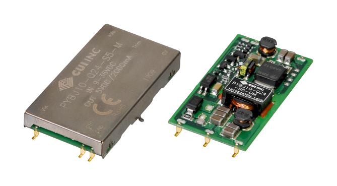 PYBJ10-Q24-S12-OM DC-DC CONVERTER, 12V, 0.833A CUI