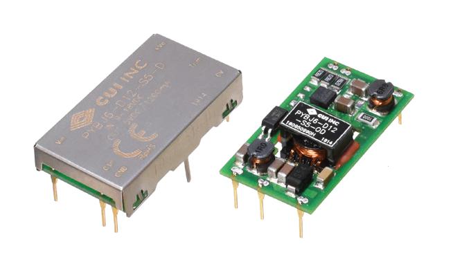 PYBJ6-D12-S12-OD DC-DC CONVERTER, 12V, 0.5A CUI