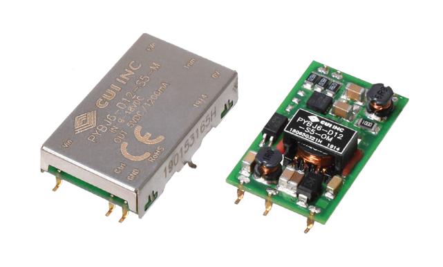 PYBJ6-D24-S15-M DC-DC CONVERTER, 15V, 0.4A CUI