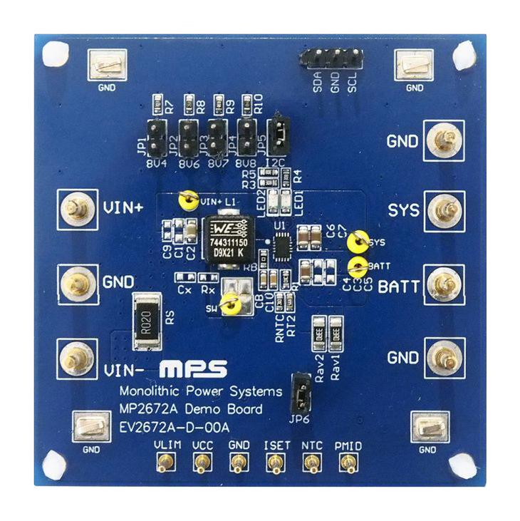 EV2672A-D-00A EVAL BRD, LI-ION/LI-POL BATTERY MANAGER MONOLITHIC POWER SYSTEMS (MPS)