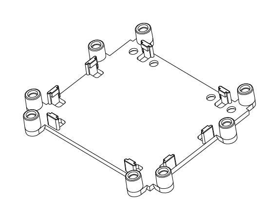 MCCOG128064B-BEZEL BEZEL, 69.5X58.5MM, 128X64PIXEL, PLASTIC MIDAS